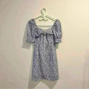 Pellucid  | Pixie Floral Bustier Dress // Violet | Size : S